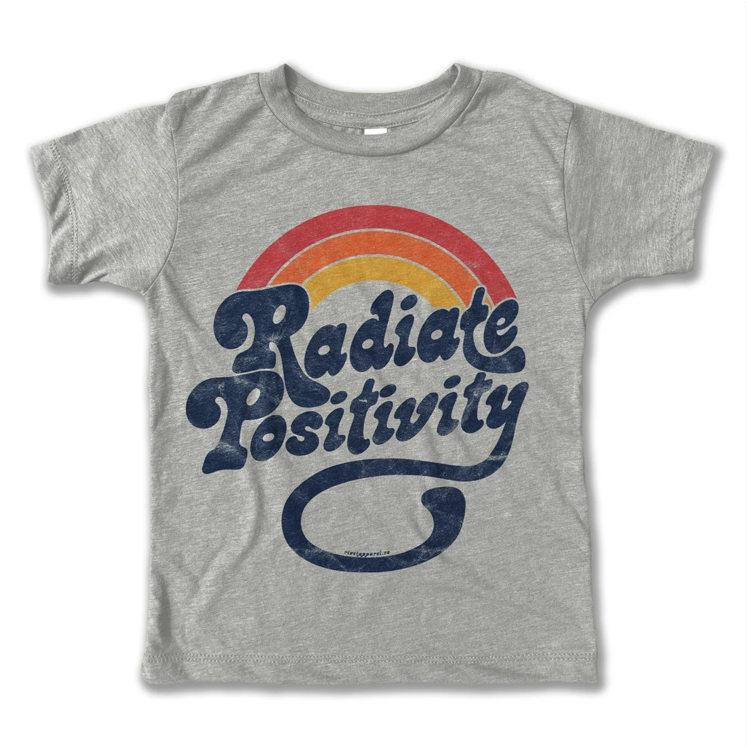 Rivet Apparel Radiate Positivity Tee Heather Grey 3 Rivet Apparel Radiate Positivity Tee Heather Grey