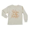 House Of Luna Believe In The Magic Long Sleeve Natural Organic Tee Graphic Tees