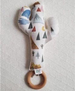 Prickly Pear Lane White Desert Cactus Rattle Toys