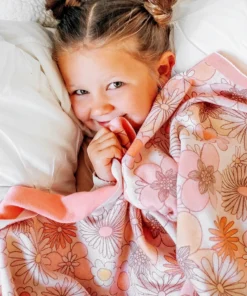 Lucy Darling Swaddles + Blankets Flower Child Blanket