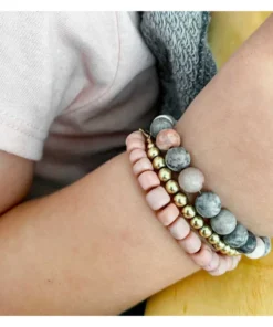 Little Lunds Co Jasper Stone Bracelet