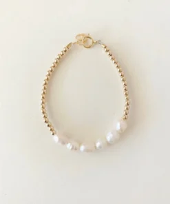 Little Lunds Co Jewelry Gold + Pearls Bracelet