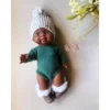 Dolls + Plushies Emerald Minikane Long Sleeve Romper