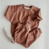 Minikane Brick Organic Cotton Two Piece Lounge Set