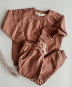 Minikane Brick Organic Cotton Two Piece Lounge Set