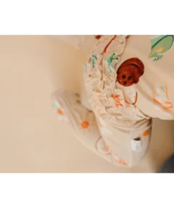 Retro Beach Bamboo Zip Sleeper + Ruffles - Arrows & Bow X Joss + J