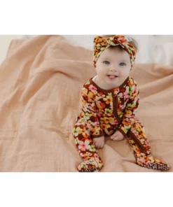 Sleepers Liberty Floral Bamboo Zip Sleeper + Ruffles - Arrows & Bow X Joss + J 10 Sleepers Liberty Floral Bamboo Zip Sleeper + Ruffles - Arrows & Bow X Joss + J