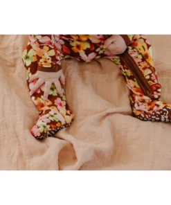 Sleepers Liberty Floral Bamboo Zip Sleeper + Ruffles - Arrows & Bow X Joss + J 12 Sleepers Liberty Floral Bamboo Zip Sleeper + Ruffles - Arrows & Bow X Joss + J