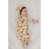 Orange Blossom Bamboo Knotted Gown - Arrows & Bow X Joss + J Preemie + Newborn
