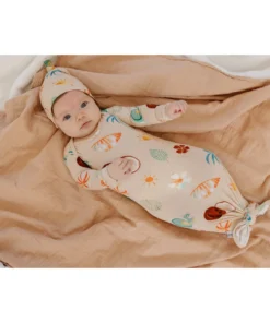 Retro Beach Bamboo Knotted Infant Beanie - Arrows & Bow X Joss + J