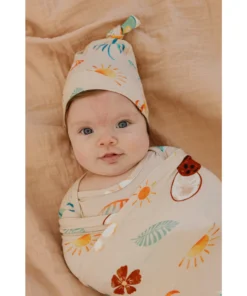 Retro Beach Bamboo Knotted Infant Beanie - Arrows & Bow X Joss + J