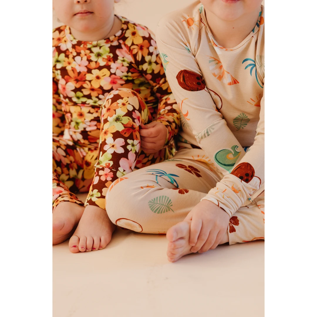 Liberty Floral Bamboo Lounge Set - Arrows & Bow X Joss + J 7 Liberty Floral Bamboo Lounge Set - Arrows & Bow X Joss + J