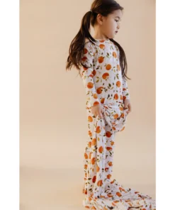 Two-Piece Sets Orange Blossom Bamboo Lounge Set - Arrows & Bow X Joss + J