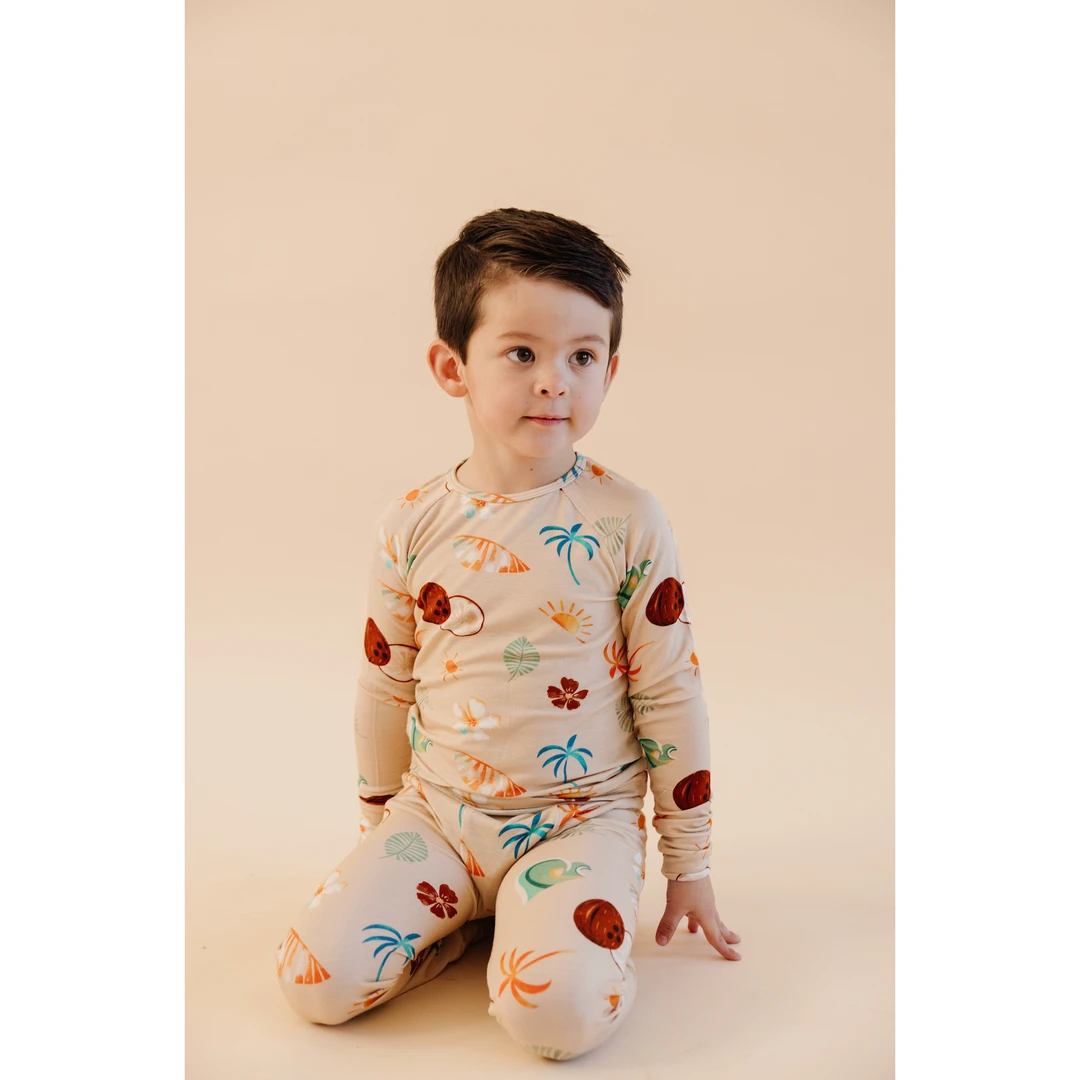 Two-Piece Sets Retro Beach Bamboo Lounge Set - Arrows & Bow X Joss + J 7 Two-Piece Sets Retro Beach Bamboo Lounge Set - Arrows & Bow X Joss + J