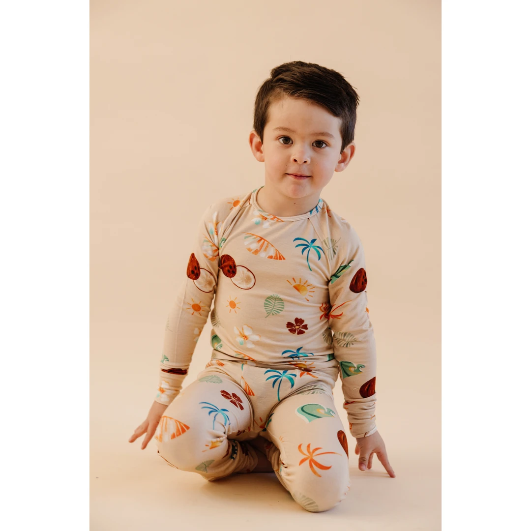 Two-Piece Sets Retro Beach Bamboo Lounge Set - Arrows & Bow X Joss + J 6 Two-Piece Sets Retro Beach Bamboo Lounge Set - Arrows & Bow X Joss + J