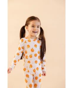 Oranges Bamboo Lounge Set - Arrows & Bow X Joss + J Two-Piece Sets