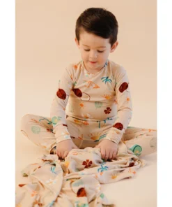 Retro Beach Bamboo Swaddle - Arrows & Bow X Joss + J