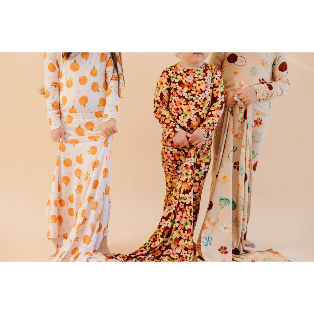 Oranges Bamboo Swaddle - Arrows & Bow X Joss + J Joss + J The Label 5 Oranges Bamboo Swaddle - Arrows & Bow X Joss + J Joss + J The Label