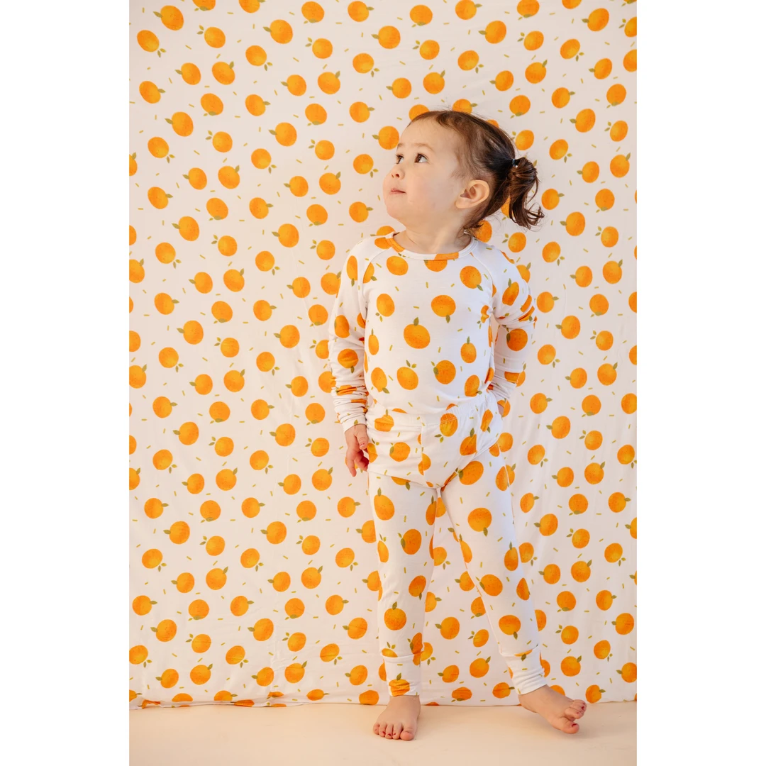 Oranges Bamboo Swaddle - Arrows & Bow X Joss + J Joss + J The Label 3 Oranges Bamboo Swaddle - Arrows & Bow X Joss + J Joss + J The Label