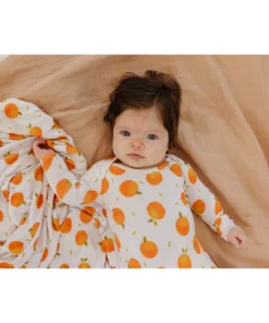 Oranges Bamboo Swaddle - Arrows & Bow X Joss + J Joss + J The Label