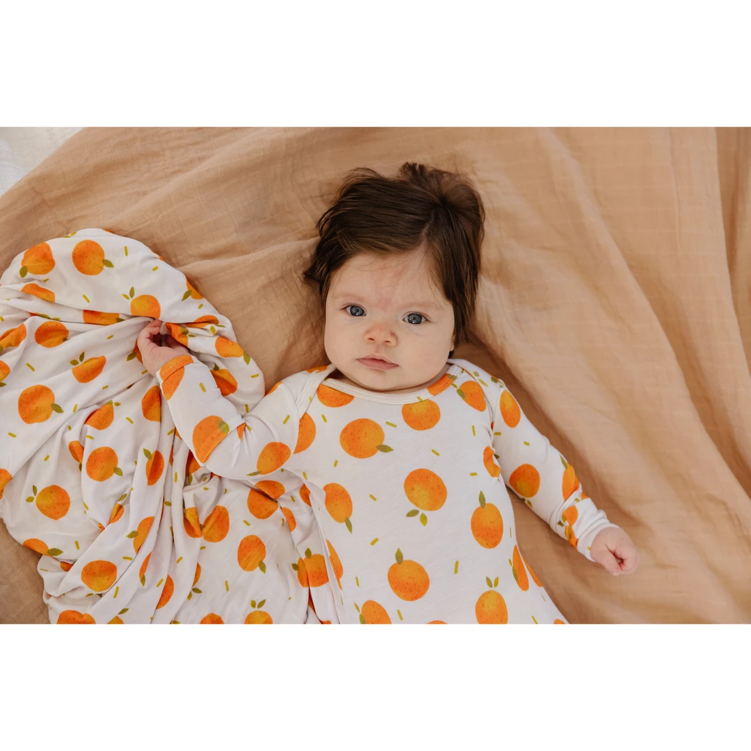 Oranges Bamboo Swaddle - Arrows & Bow X Joss + J Joss + J The Label 4 Oranges Bamboo Swaddle - Arrows & Bow X Joss + J Joss + J The Label