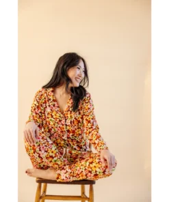 Sets Liberty Floral Bamboo Women's Luxe Lounge Set - Arrows & Bow X Joss + J