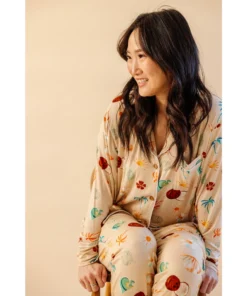 Retro Beach Bamboo Women's Luxe Lounge Set - Arrows & Bow X Joss + J Sets