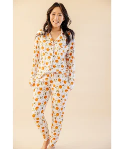 Orange Blossom Bamboo Women's Luxe Lounge Set - Arrows & Bow X Joss + J Sets