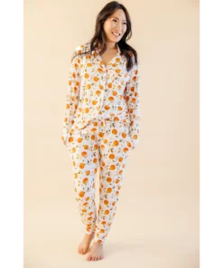 Orange Blossom Bamboo Women's Luxe Lounge Set - Arrows & Bow X Joss + J Sets