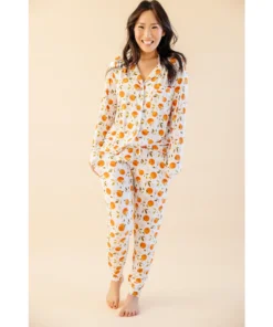 Orange Blossom Bamboo Women's Luxe Lounge Set - Arrows & Bow X Joss + J Sets