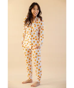 Sets Oranges Bamboo Women's Luxe Lounge Set - Arrows & Bow X Joss + J