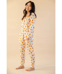 Sets Oranges Bamboo Women's Luxe Lounge Set - Arrows & Bow X Joss + J