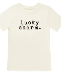 Tenth + Pine Lucky Charm Black + Natural Organic Tee
