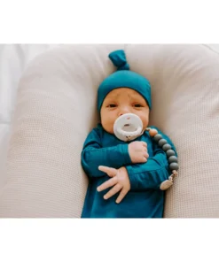 Three Little Tots Blue Knotted Gown