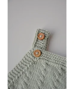 Eli + Nev Knits Blue Sage Knit Overalls