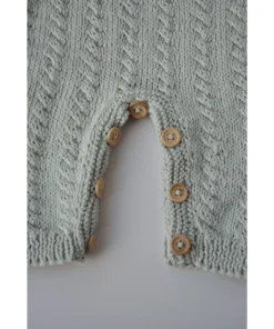 Eli + Nev Knits Blue Sage Knit Overalls