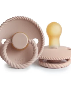 Frigg Pacifier Goods Blush Rope Natural Pacifier