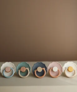 Frigg Desert Color Block Daisy Natural Pacifier