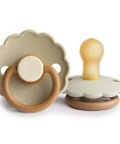 Frigg Desert Color Block Daisy Natural Pacifier