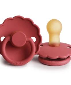 Frigg Scarlet Daisy Natural Pacifier