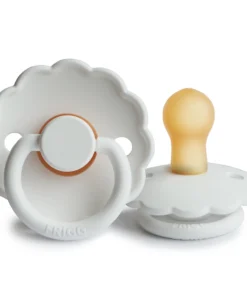 Frigg Pacifier Goods Bright White Daisy Natural Pacifier