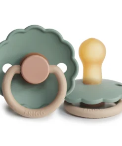Frigg Willow Color Block Daisy Natural Pacifier Pacifier Goods