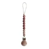 Mushie Pacifier Goods Redwood Cleo Pacifier Clip