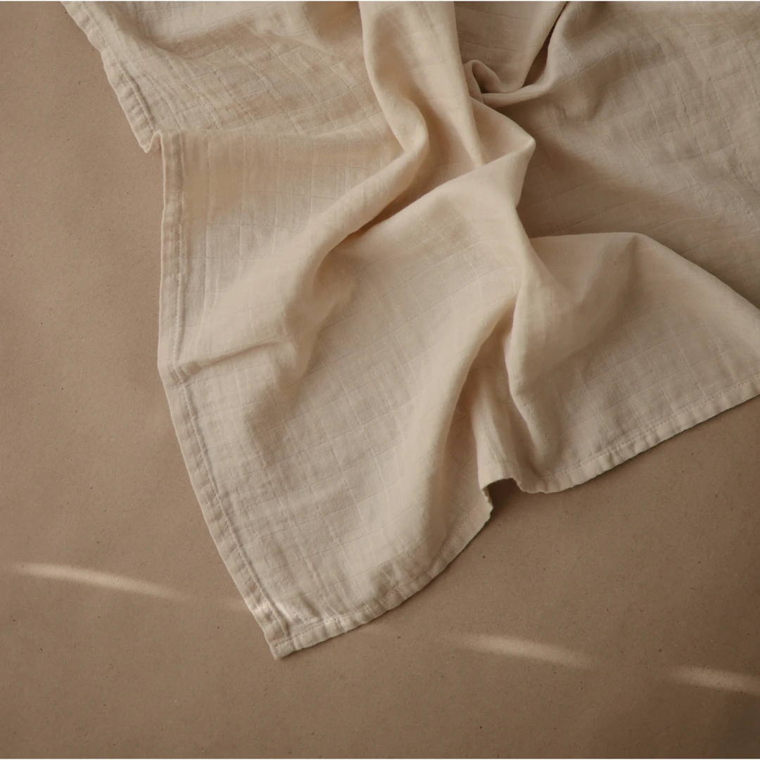 Mushie Fog 3-pack Muslin Cloths 3 Mushie Fog 3-pack Muslin Cloths