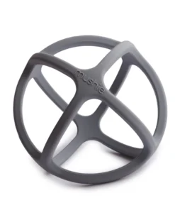 Mushie Dove Gray Ball Teether Toy