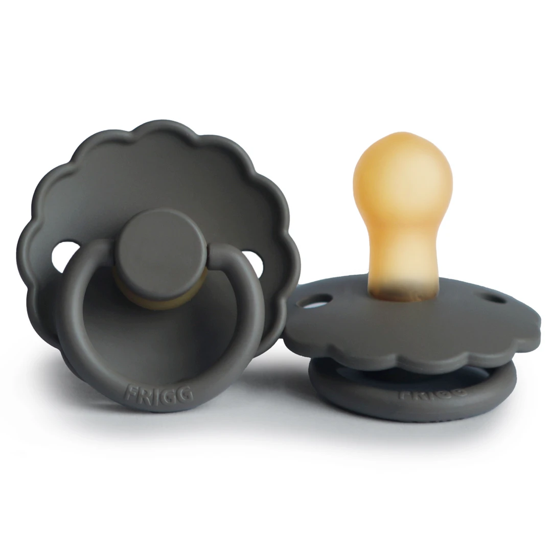 Frigg Pacifier Goods Graphite Daisy Natural Pacifier 3 Frigg Pacifier Goods Graphite Daisy Natural Pacifier