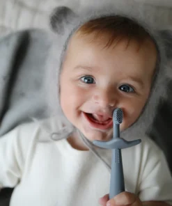 Mushie Tradewinds Blue Star Training Toothbrush