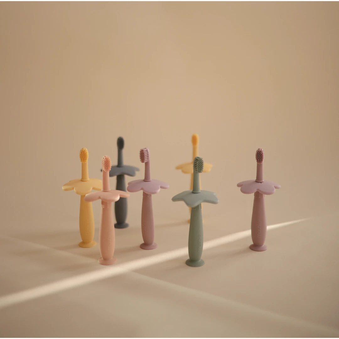 Mushie Tradewinds Blue Star Training Toothbrush 5 Mushie Tradewinds Blue Star Training Toothbrush