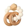 Pretty Please Teethers Ivory Sawyer Xl Teething Ring Rattle Toy Toys 2 Pretty Please Teethers Ivory Sawyer Xl Teething Ring Rattle Toy Toys