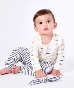 Pehr Blue Stripe Harem Pants